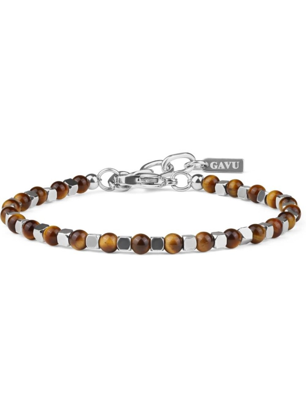 Stylish 4mm Italian Crystal Beaded Bracelet for Men - Fashion Accessory Gift